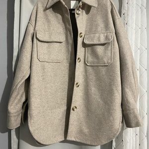 H&M Beige Shacket